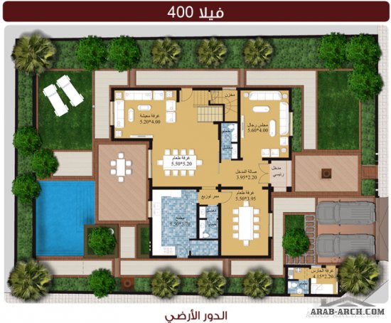 مشروع ففل مشارف جده مسحه 400 متر