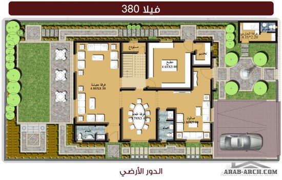 فيلا 380: 3 طرازات راقية  بالمخطاطات من مشارف جده