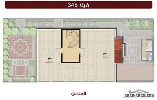 فيلا 345 متر : 3 طرازات راقيةمن مشارف جدة