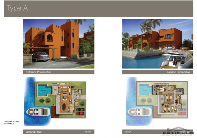 اجمل فلل ومخطاطات فى الجونه  new villas el gona 