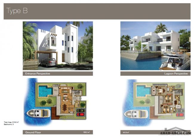 اجمل فلل ومخطاطات فى الجونه  new villas el gona 