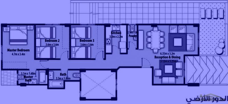 مخطط عمارة سكنية من اعمال ارتال - 109 الندلس القاهرة الجديدة