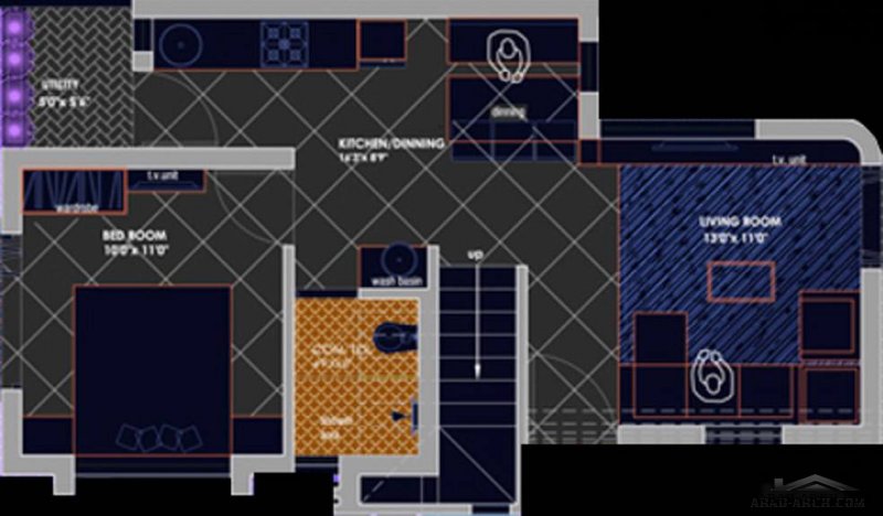 Weekend Villa - floor plans