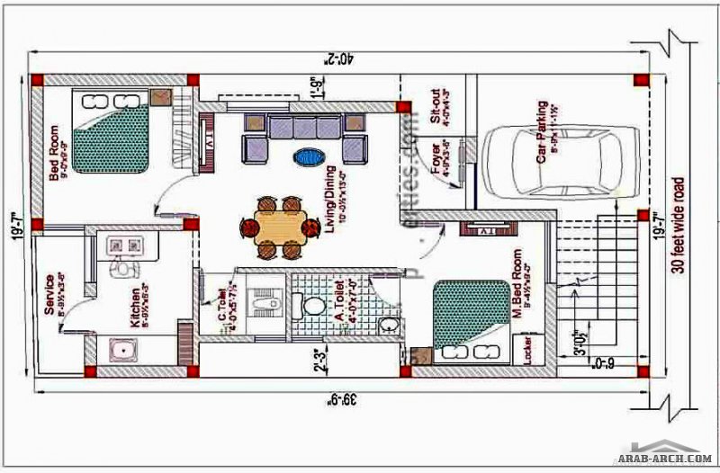 733 Sq feet 2 BHK Independent House