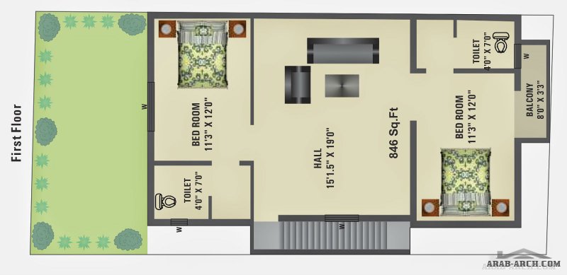 Individual Home with 3 BHK 