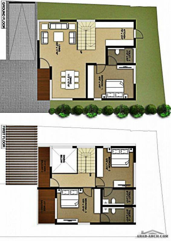 مخطط فيلا صغيرة المساحه luxury floor plans villas 