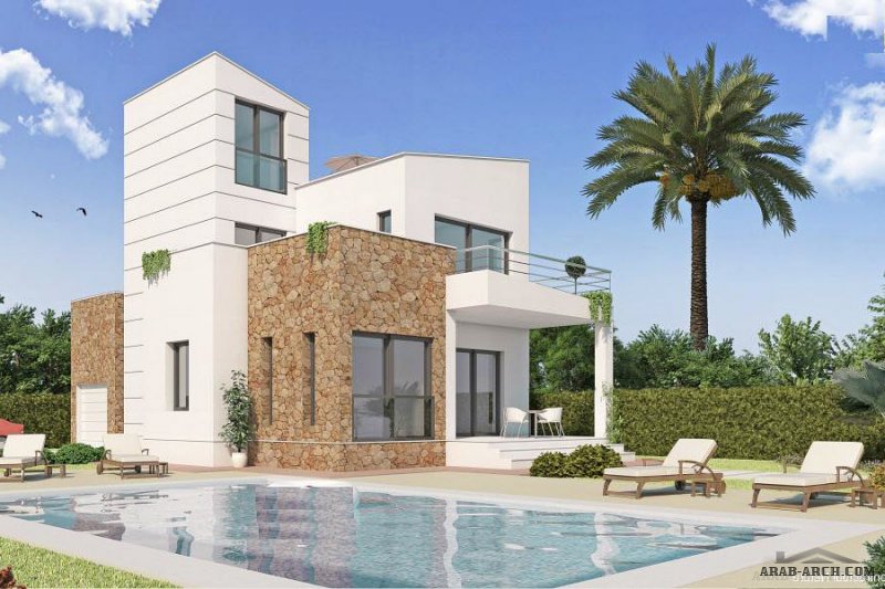  FLOOR PLANS MODERN INDEPENDENT VILLA 130 SQ M