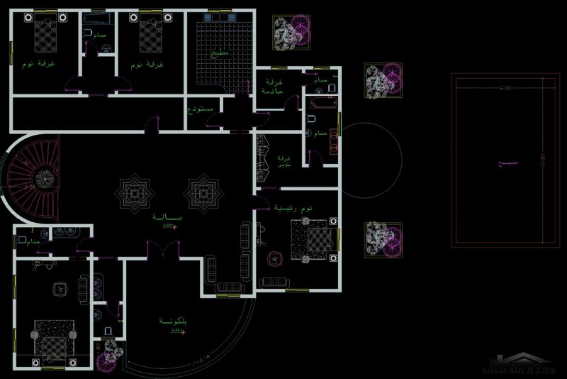 40*30 Saudi Villa Plan layout 