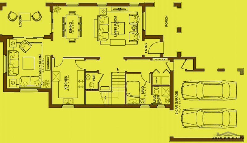 floor plans VILLAS Type 3 | 4 bedroom Total area: 337.3 Sq.m