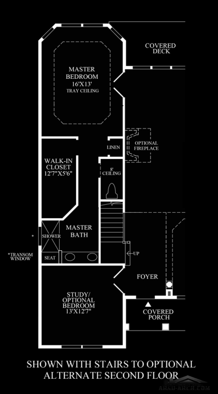 تصميم منزل امريكي DESIGN FLOOR PLANS GOLF VILLAS