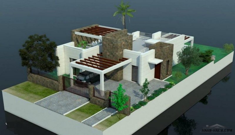 Type B Villas have a floor and a large roof terrace, 3 bedrooms and 3 bathrooms.