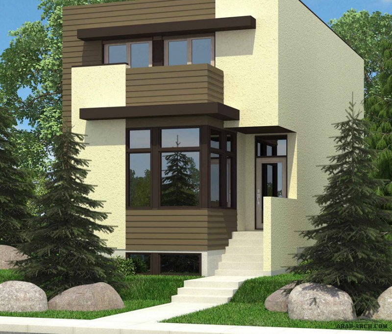 Story Plans Drop Modern Lot Architectures House Gorgeous Narrow