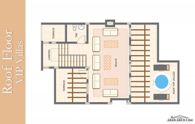 villas is structured on 106m2