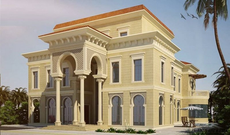 أعمال واجهات الفلل من اعمال و تصميم جيومترك للاستشارات الهندسية..