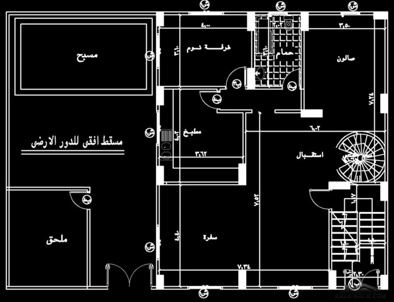 تصميم فيلا دوبلكس  دورين علي مساحة 200 متر مربع ب البناء علي نسبة 60% و  المساحة المبنية 120 متر للمهندسة شيماء علي احمد