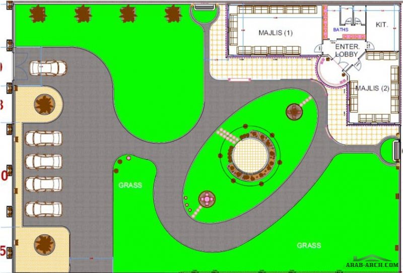 استراحة الرياض من أعمال garden design 