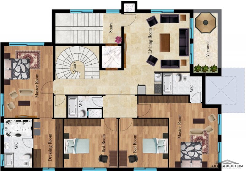 مخطط بناية سكنية عمان – الأردن .  مساحة المشروع :1119م2 .  تشمل 4 طوابق من اعماللتصميم المعماري التصميم الإنشائي إدارة المشاريع الإشراف الهندسي