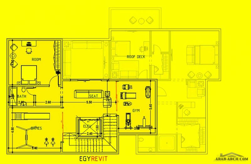 تصميم فيلا في مكه  المكرمة  الارض 600م2 EGYREVIT | تصاميم وديكور