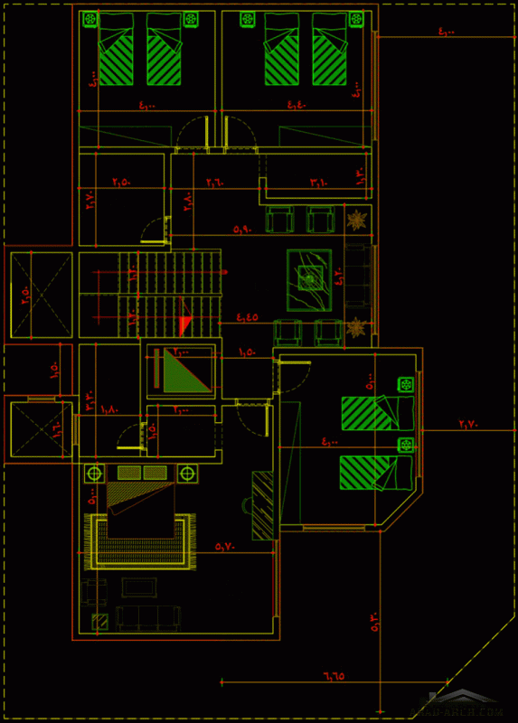 تصميم مخطط فيلا مساحة 310 متر مربع - مشروع بناء ذاتي فيلا خاصة من مشاركات M01011442