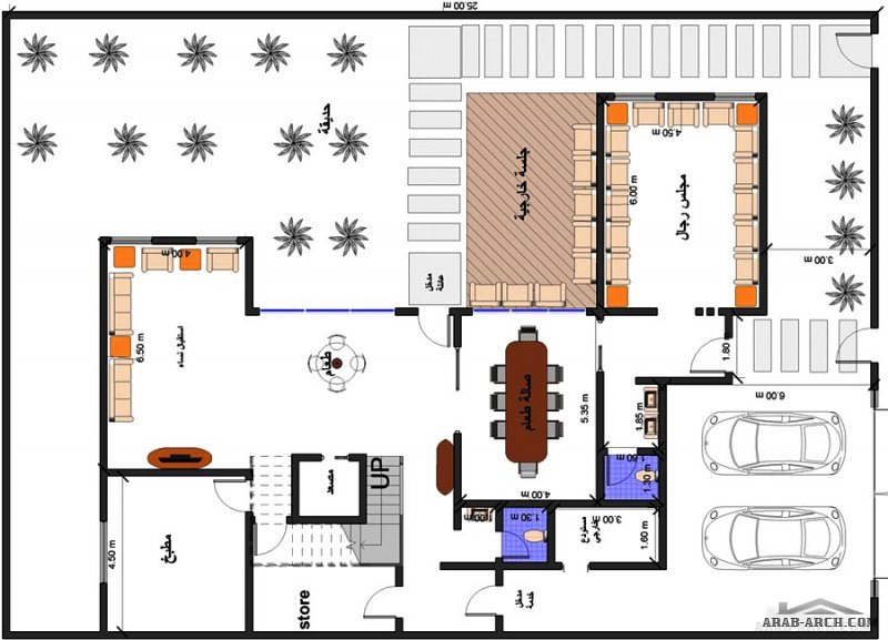 مخطط فيلا 25*18 - مساحة الارض ٤٥٠ طابقين من مشاركات  ﻏړﭜﭔ آلْـﮈآړ