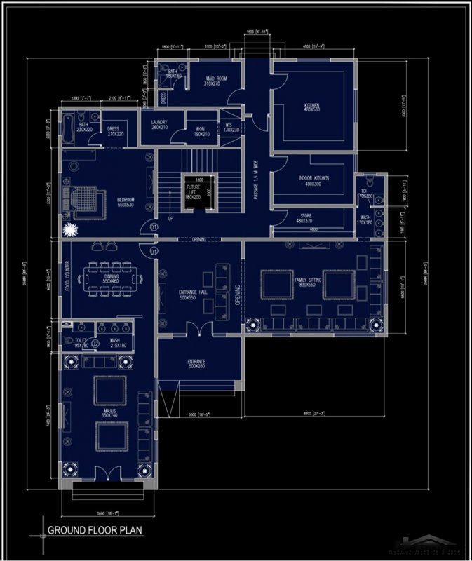 مشاركة المعمارية مروه البييلي في مبادرة صمم بيتك صح المخططات قبل وبعد التطوير