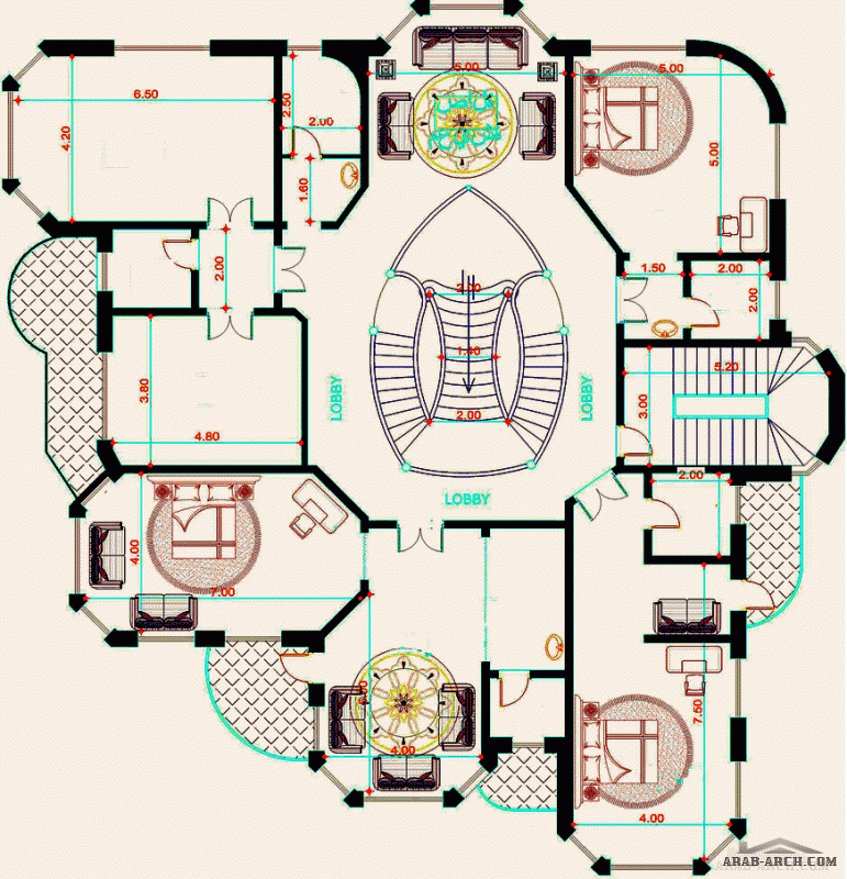 فيلا تصميم سعودي الارض 600 متر مربع 20*30 متر من مشاركات مدونه خربشات مهندس