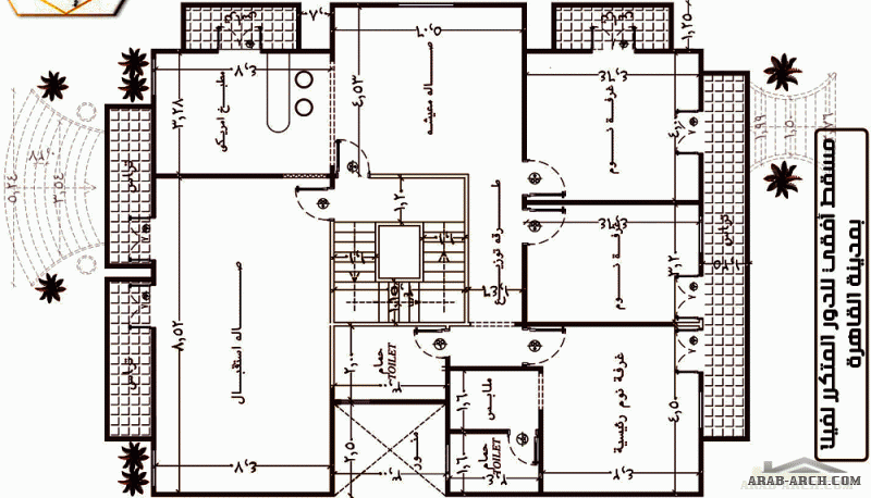 تصميم فيلا دوبلكس علي مساحة 170 متر مربع مصر من  اعمال Golden Square للعمارة والديكور