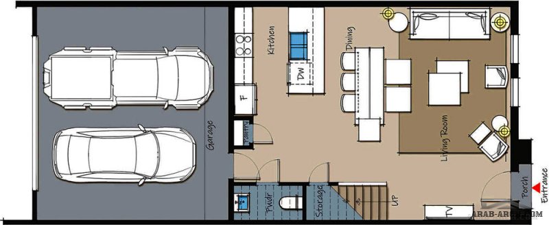 Ranch Townhome Floor Plans