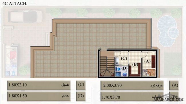 فلل دوبلكس متصله تصاميم راقية فيلا سحر (4) من السديرى