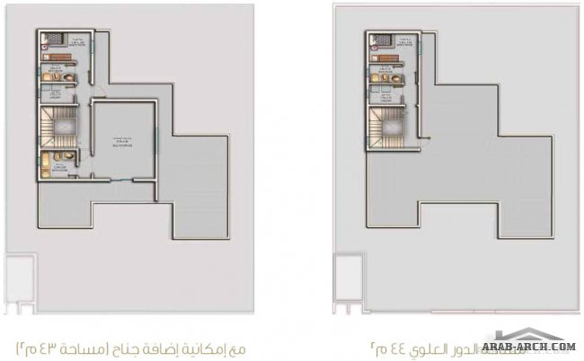 فيلا الجوار (2) بالمدينه المنورة المخطط + التصميم الداخلى