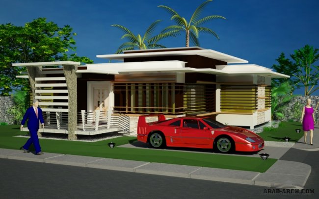 تصاميم فلل مودرن modern villas