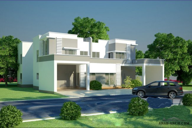 تصاميم فلل مودرن modern villas