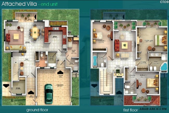 Gallery Villas Floor Plans dubai sports city