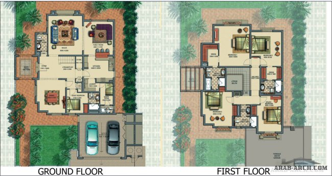   Horizon Type C1 European 5 Bedroom - Victory Heights Floor Plans