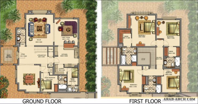   Horizon Type C1 European 5 Bedroom - Victory Heights Floor Plans