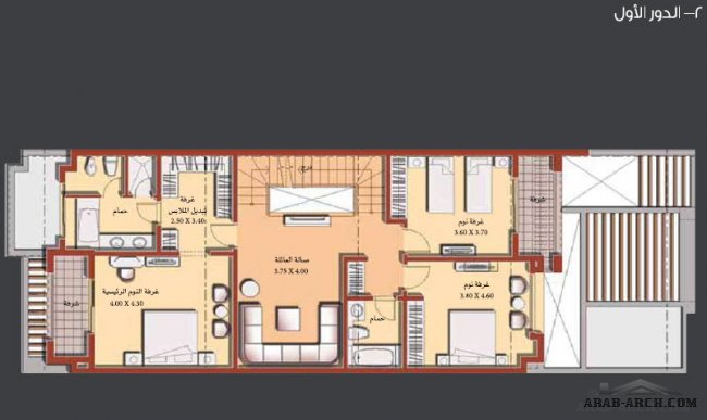 ليالي كومباوند Layaly Compound تصميم + خرائط TYPE B