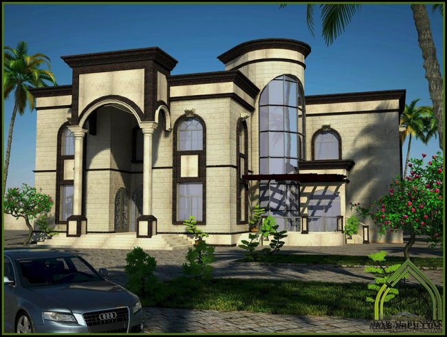 منظور فيلات 3d   دار البنيان للإستشارات الهندسية