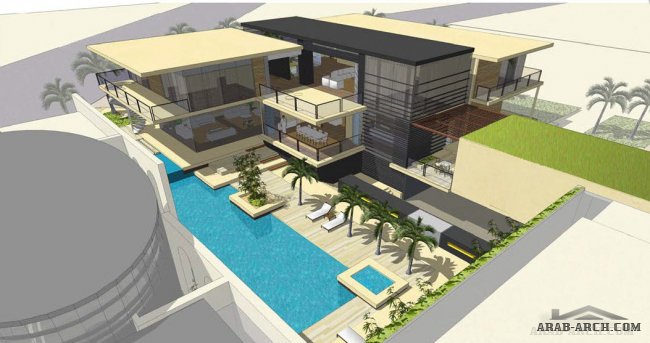 تصميم فيلا خاصه بالمساقط Private Villa, KSA 