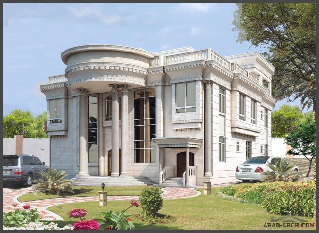 تصميم رائع لواجهات فيلات villas front