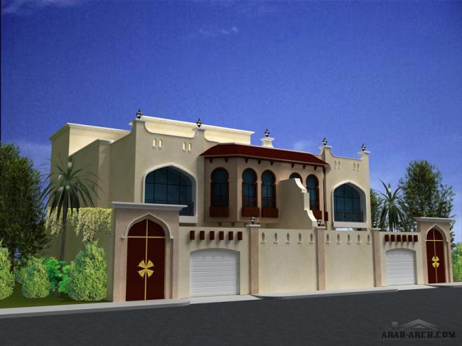 تصميم رائع لواجهات فيلات villas front