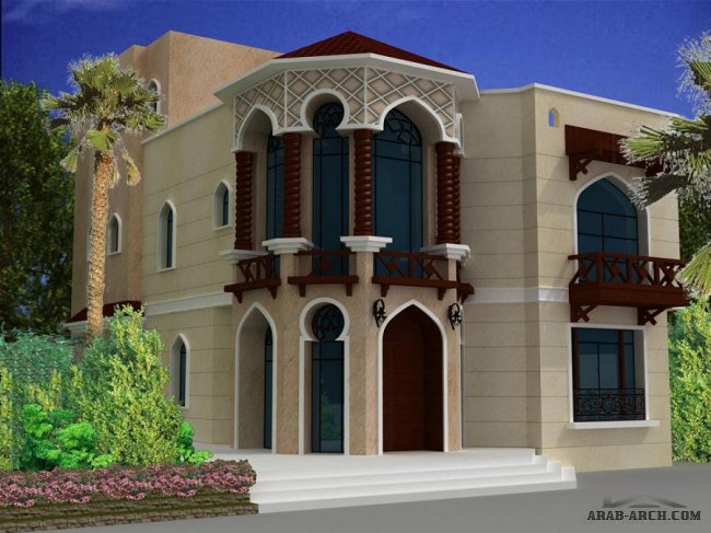 تصميم رائع لواجهات فيلات villas front