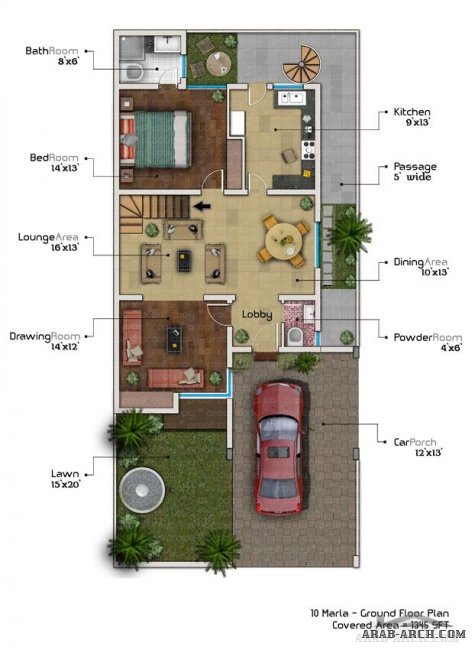 Four Beds park view villas + floor plans