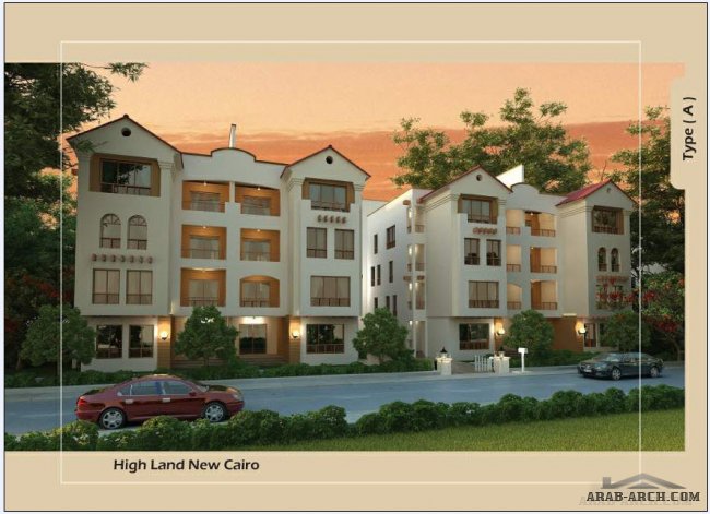 مخطط عمارات high land park egypt 