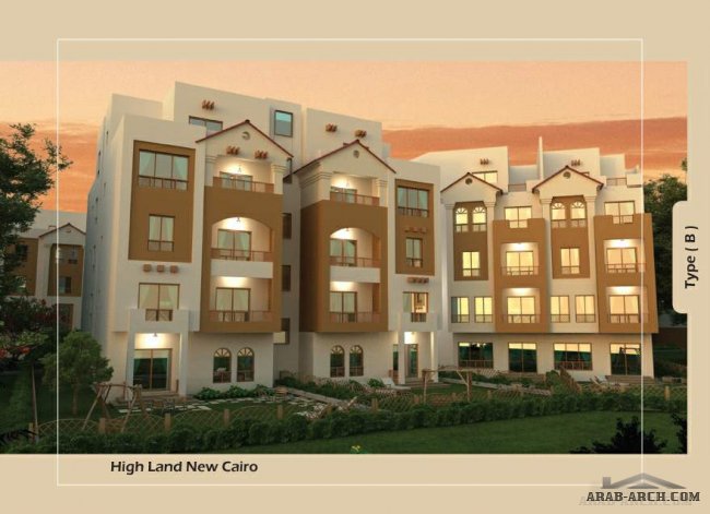 مخطط عمارات (high land park egypt (type B