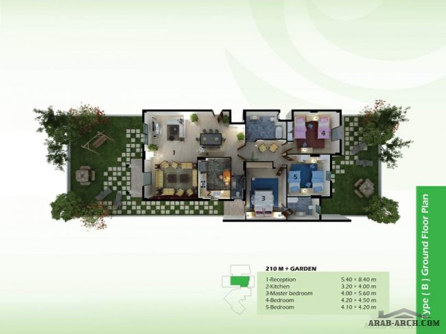 مخطط عمارات (high land park egypt (type B