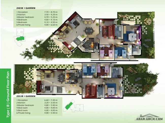 مخطط عمارات (high land park egypt (type B