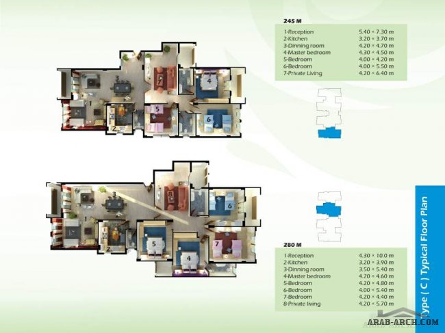 مخطط عمارات (high land park egypt (type C