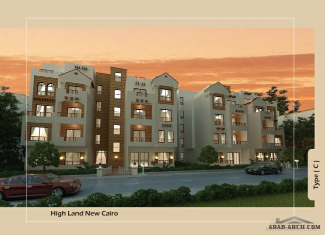 مخطط عمارات (high land park egypt (type C