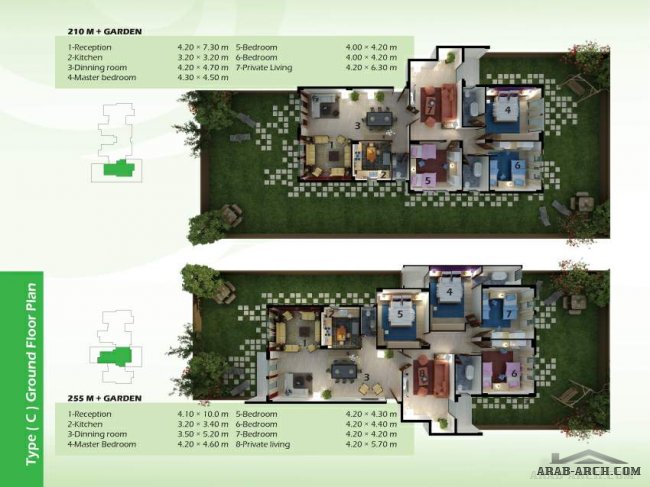 مخطط عمارات (high land park egypt (type C