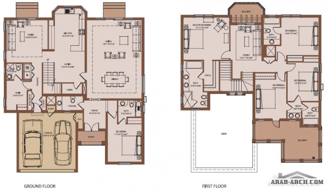 Villa Type B3 5 Bedrooms Total Area 4317 Sq Ft